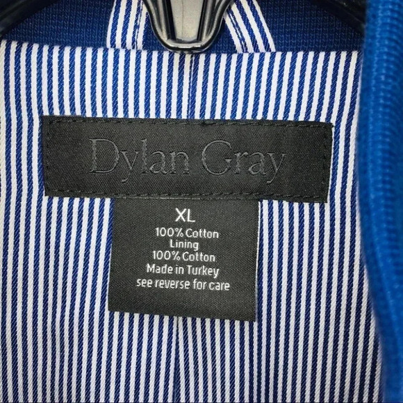 Dylan Gray Men's XL 100% Cotton Textured Jacket - Picture 5 of 12